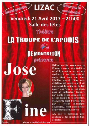 Illustration pour « Théâtre : "José ... fine »